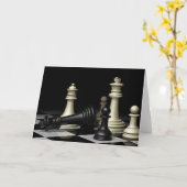 Tableau d'échecs Jeu Bouddha Devis Carte de note (Fleur jaune)