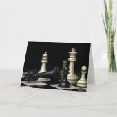 Tableau d'échecs Jeu Bouddha Devis Carte de note (Devant)