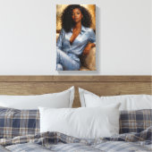 Tableau Déco ( Blue Beauty ) Art Déco (Insitu(Chambre))