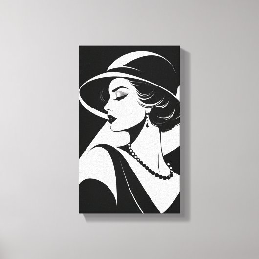Tableau Déco ( Charme 30's ) Art Moderne (Recto)