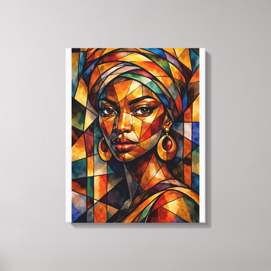 Tableau Déco ( Piercing Gaze ) Art Abstraite (Recto)