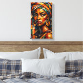 Tableau Déco ( Piercing Gaze ) Art Abstraite (Insitu(Chambre))