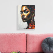 Tableau Déco (Temperature) Portrait Beauté (Insitu(Salon))