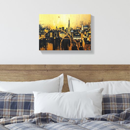 Tableau Déco (Ville Lumière ) (Insitu(Chambre))