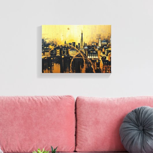 Tableau Déco (Ville Lumière ) (Insitu(Salon))