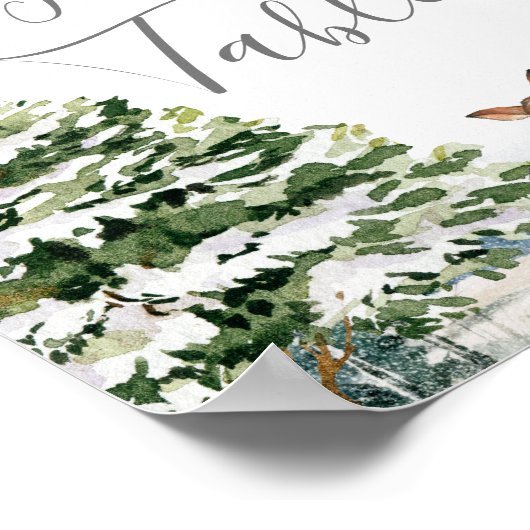 Tableau des dons d'hiver pour animaux à feuillage  (Coin)