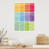 tableau des heures de multiplication - affiche (Cuisine)