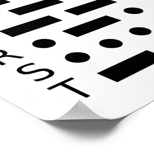 Tableau des lettres et des chiffres du code morse (Coin)