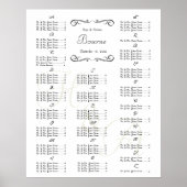 Tableau des places de l'invité de l'événement spéc (Devant)