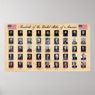Tableau des présidents des États-Unis