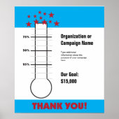 Tableau des progrès de la collecte de fonds (Devant)