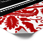 Tableau des sièges 12 Tableaux 96 Invité Rouge Noi (Coin)