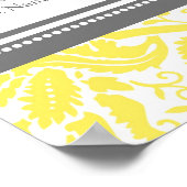 Tableau des sièges 12 Tableaux 96 Jaune invité Dam (Coin)