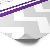 Tableau des sièges 12 Tableaux 96 Plum Gris Chevro (Coin)