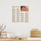 Tableau des sièges de réception (Cuisine)