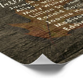 Tableau des sièges de table en bois foncé de l'aut (Coin)