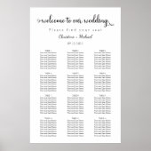 Tableau des sièges des invités | 12 tableaux | AFF (Devant)