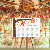 Tableau des sièges des Mariages Feuille en chute d