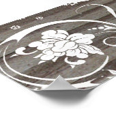 Tableau des sièges en bois bagué (Coin)