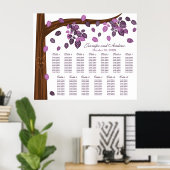 Tableau des sièges Feuille en chute d'automne (Bureau à domicile)