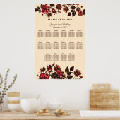 Tableau des sièges floraux d'automne et d'automne (Cuisine)