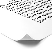 Tableau des sièges Mariages à 16 tables de rose ro (Coin)