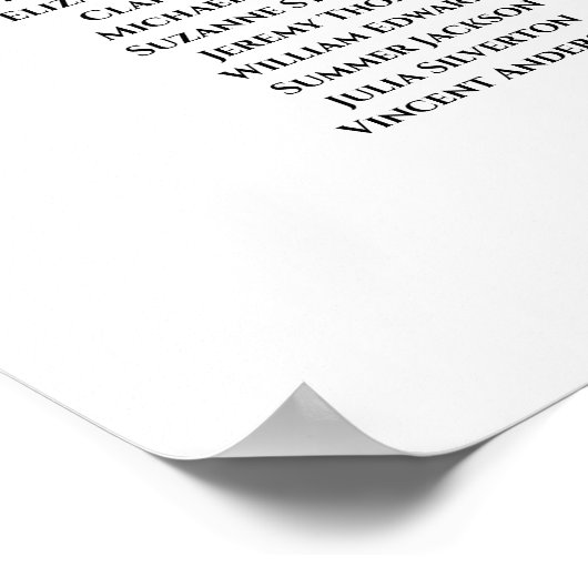 Tableau des sièges Mariages de Boho de 9 tables Wh (Coin)