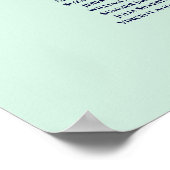 Tableau des sièges Mariages de table Mint Green et (Coin)