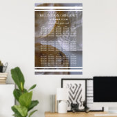 Tableau des sièges Mariages des palourdes (Bureau à domicile)