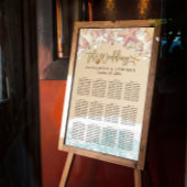 Tableau des sièges mariages Été Sandy Beach Starfi