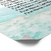 Tableau des sièges mariages Été Sandy Beach Starfi (Coin)