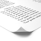 Tableau des sièges Mariages verdoyants (Coin)