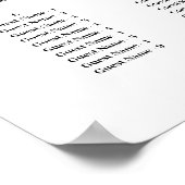 Tableau des sièges mariages verdoyants alphabétiqu (Coin)