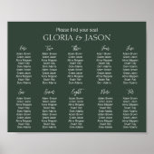 Tableau des sièges verts (Devant)