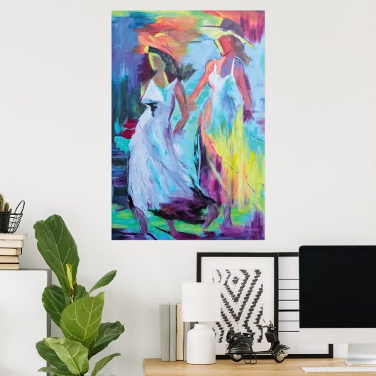 Tableau Deux Dames (Bureau à domicile)