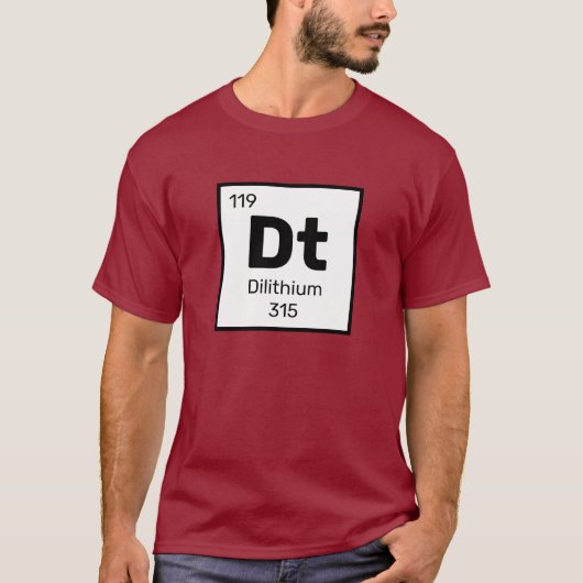 Tableau Dilithium/Fiction - T-shirt Élément Dt (Devant)