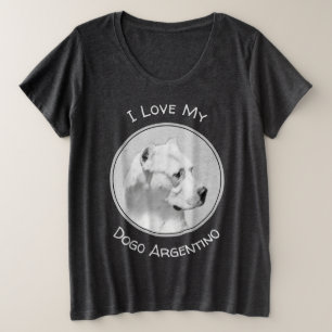 Tableau Dogo Argentino - Art Chien original