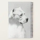 Tableau Dogo Argentino - Art Chien original (Dos)