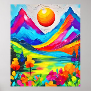 Tableau Dreamy Mountain Majesty