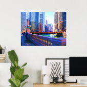 Tableau du canal de Chicago (Bureau à domicile)