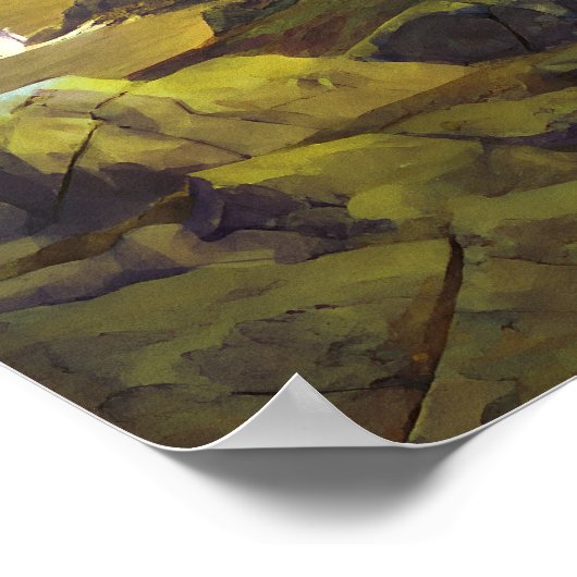 Tableau du coucher de soleil sur la plage (Coin)