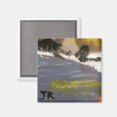 tableau du lac d'hiver par jamie magnet (Recto/Verso)