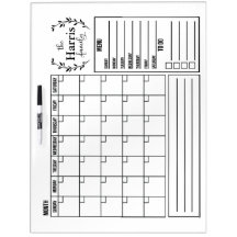 Calendrier d'effacement sec - Centre de commande d