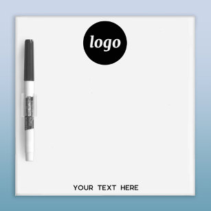 Tableau Effaçable À Sec Logo simple Texte commercial promotionnel