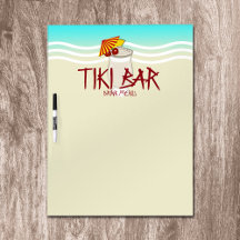 Menu boisson Tiki Bar
