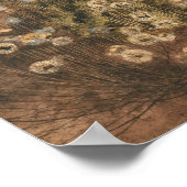 Tableau fleur sauvage Inspirational Citation Poste (Coin)