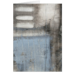 Tableau gris et bleu Abstrait