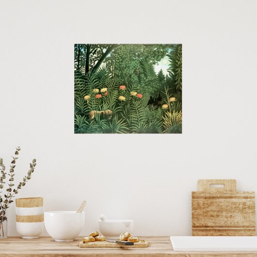 Tableau Henri Rousseau (Cuisine)