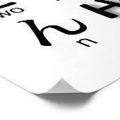 Tableau Hiragana japonais(Alphabet)Ninja (Coin)