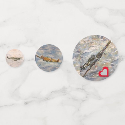 Tableau Hurricane & Spitfires Confetti (Devant)